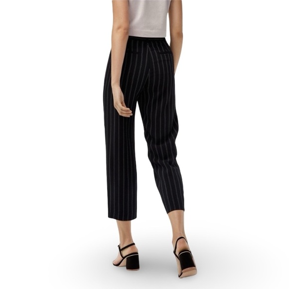 Wilfred Jallade Black/White Stripe Tie Front Pant Size 0 - Picture 4 of 14